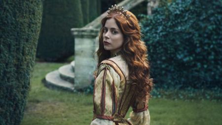 Charlotte Hope as Catherine of Aragon in The Spanish Princess
